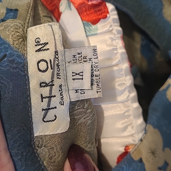 Beautiful embossed silk Citron kimono jacket with cranes - Picture 3 of 8